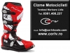 Cizme Motociclisti (Motociclete), TERRAIN TX&MX, pe Rosu